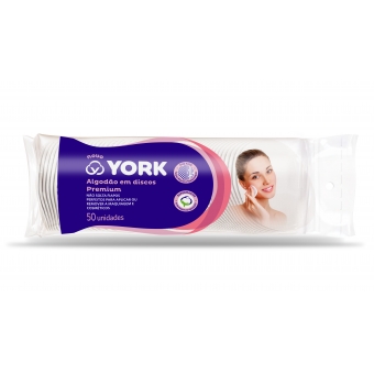 YORK DISCOS ALGODÃO 24X50UN FLUFFY
