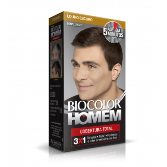 BIOCOLOR HOMEM TON LOURO ESCURO GC