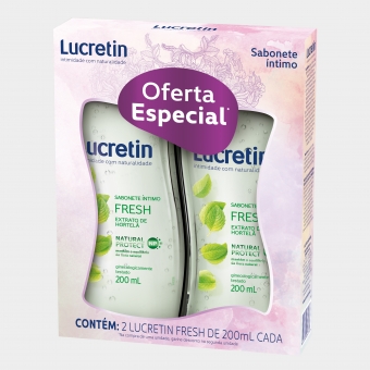 LUCRETIN SABONETE LIQUIDO FRESH 24X200ML
