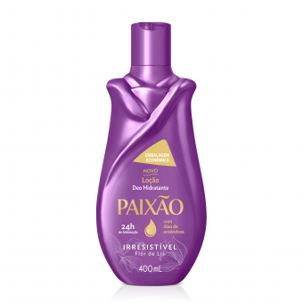 PAIXAO DEO LOCAO IRRES FLOR LIS 12X400ML