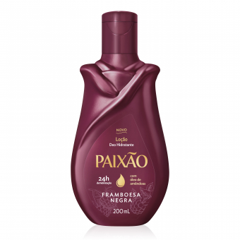 PAIXAO DEO LOCAO FRAMBOESA NEGR 24X200ML