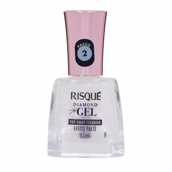 RISQUE DG TOP COAT EFEITO PAETE 9,5ML