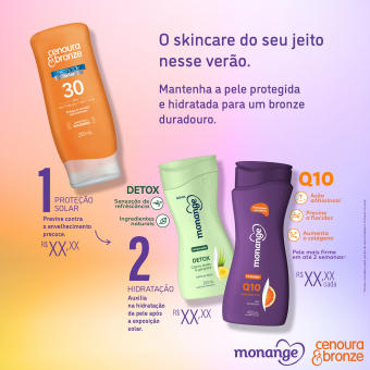 TABLOIDE VERÃO - MONANGE CORPO + C&B BOX