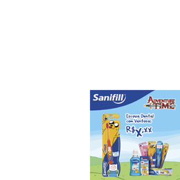 TABLOIDE SANIFILL  ADVENTURE TIME - BOX