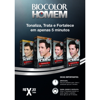 TABLOIDE BIOCOLOR HOMEM - 1 PAGINA