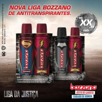 TABLOIDE BOZZANO LIGA DA JUSTIÇA - BOX